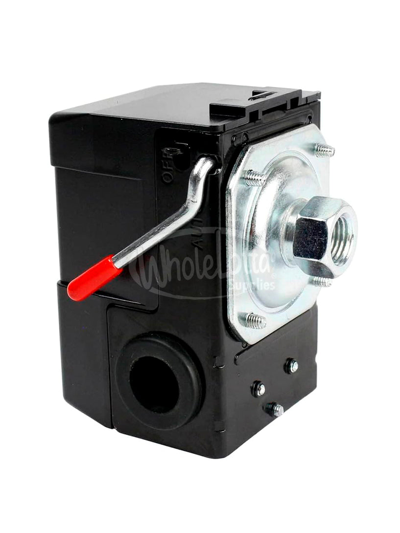 LEFOO Pressure Switch 95-125 PSI 1 Port Air Compressor Control w/ Unloader 20AMP